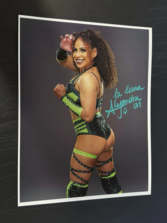Alejandra Quintanilla Autographed 8.5x11 Photo