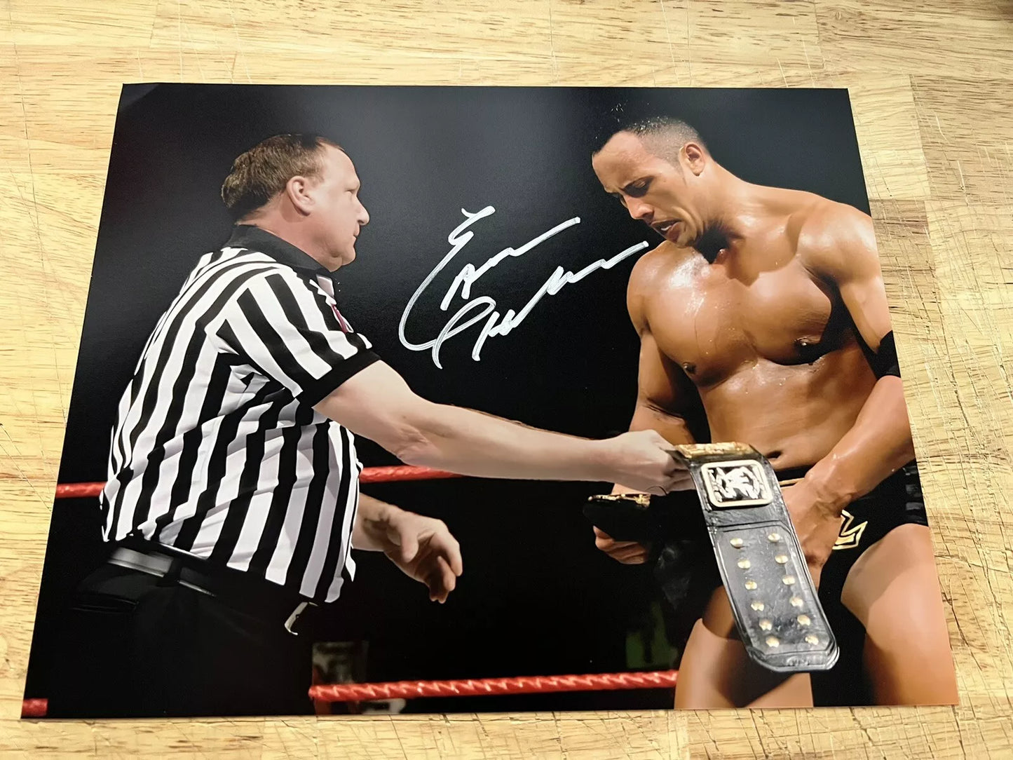 Earl Hebner Autographed 8x10 Photo