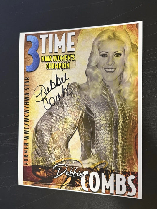 Debbie Combs Autographed 8.5x11 Photo