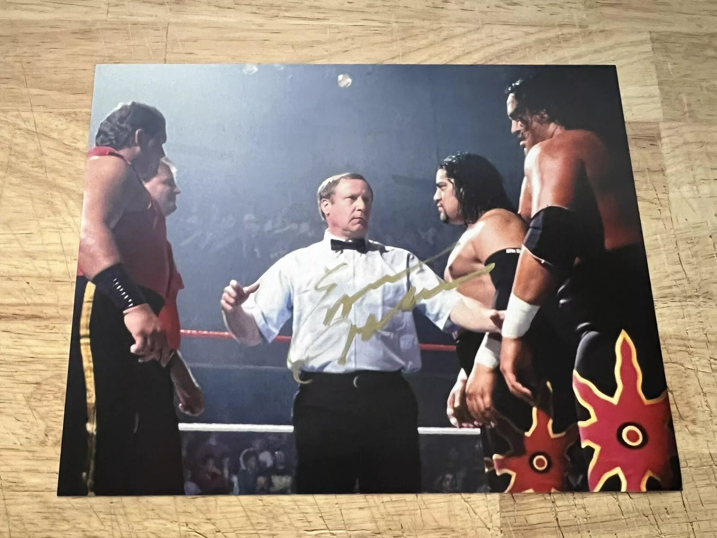 Earl Hebner Autographed 8x10 Photo