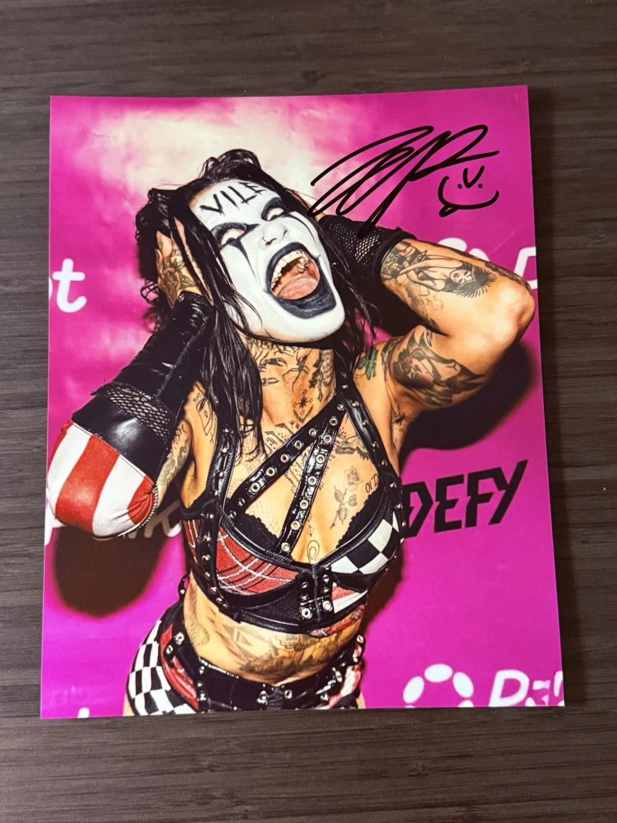 Vile Tara Zep Autographed 8x10 Photo