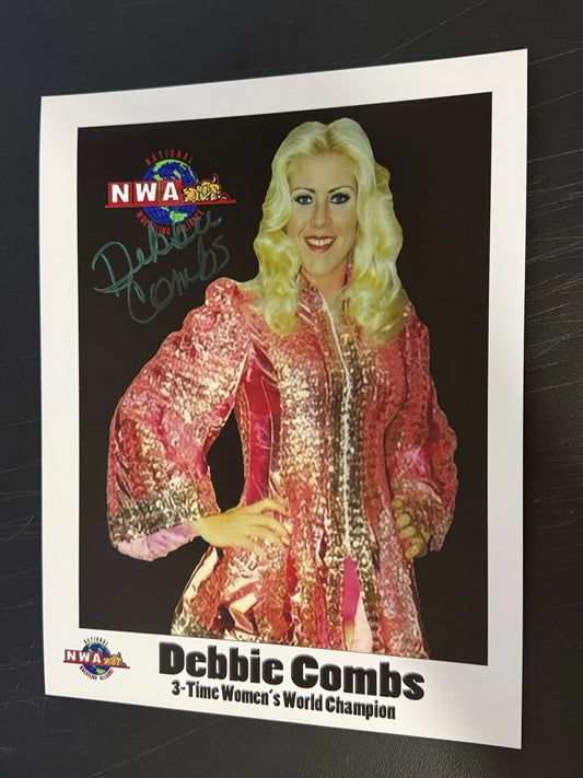 Debbie Combs Autographed 8.5x11 Photo