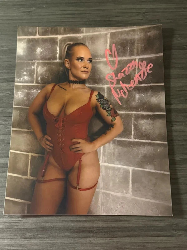 Shazza McKenzie 8x10 photo signed autographed Wrestler AEW WWE TNA ROH