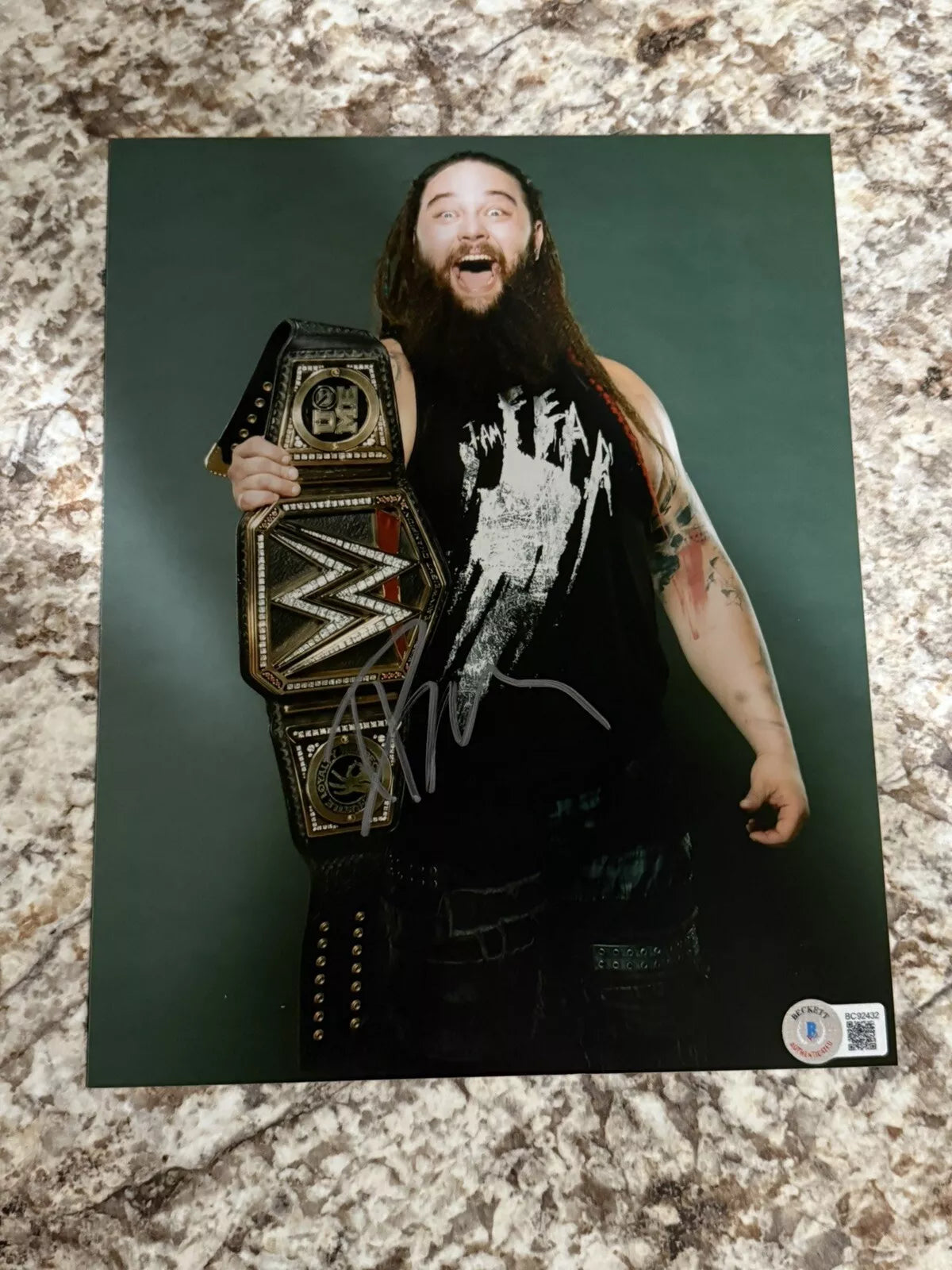 Bray Wyatt Signed 8x10 Photo Autograph Beckett COA WWE