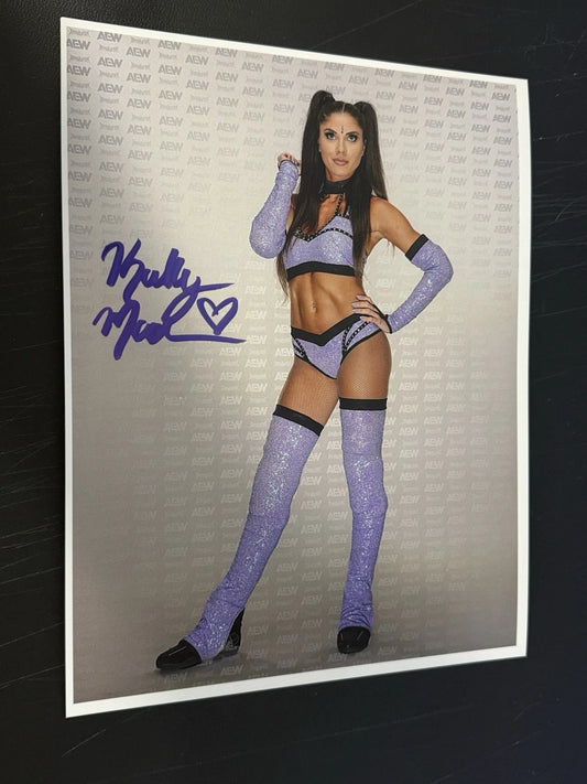 Kelly Madden Autographed 8.5x11 Photo