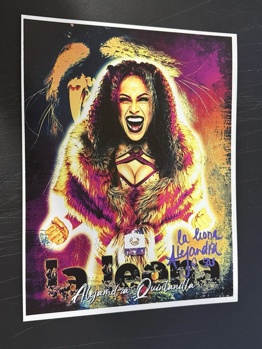 Alejandra Quintanilla Autographed 8.5x11 Photo