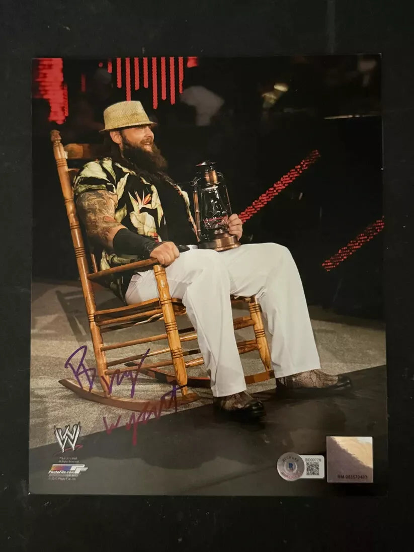 Bray Wyatt Signed 8x10 Official WWE Photo file Autograph JSA Certed WWE