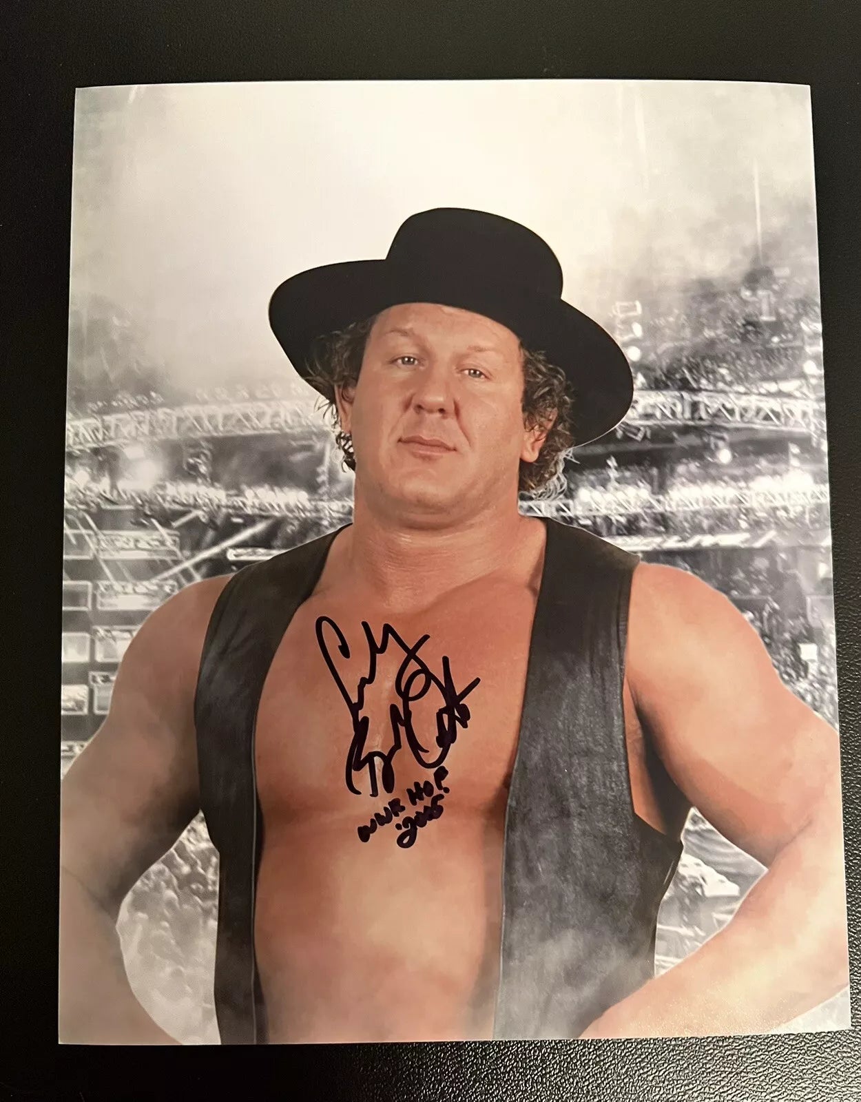 Cowboy Bob Orton Autographed 8x10 Photo