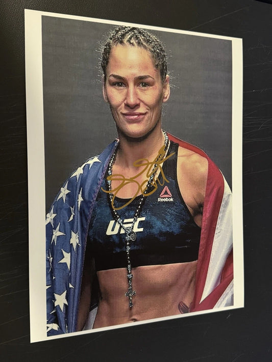 Jessica Eye Signed 8.5x11 Autographed Signed Photo Female UFC Fighter