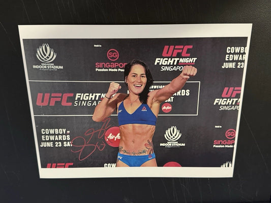 Jessica Eye Signed 8.5x11 Autographed Signed Photo Female UFC Fighter