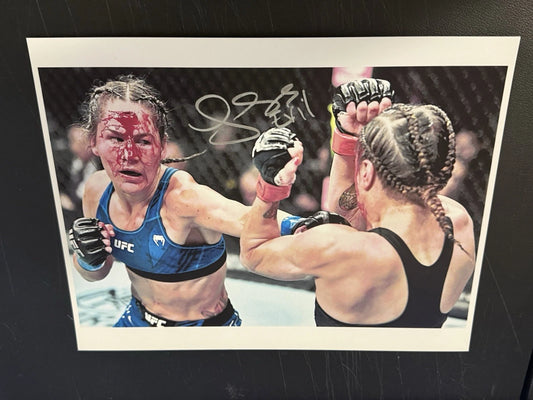 Jessica Eye Signed 8.5x11 Autographed Signed Photo Female UFC Fighter
