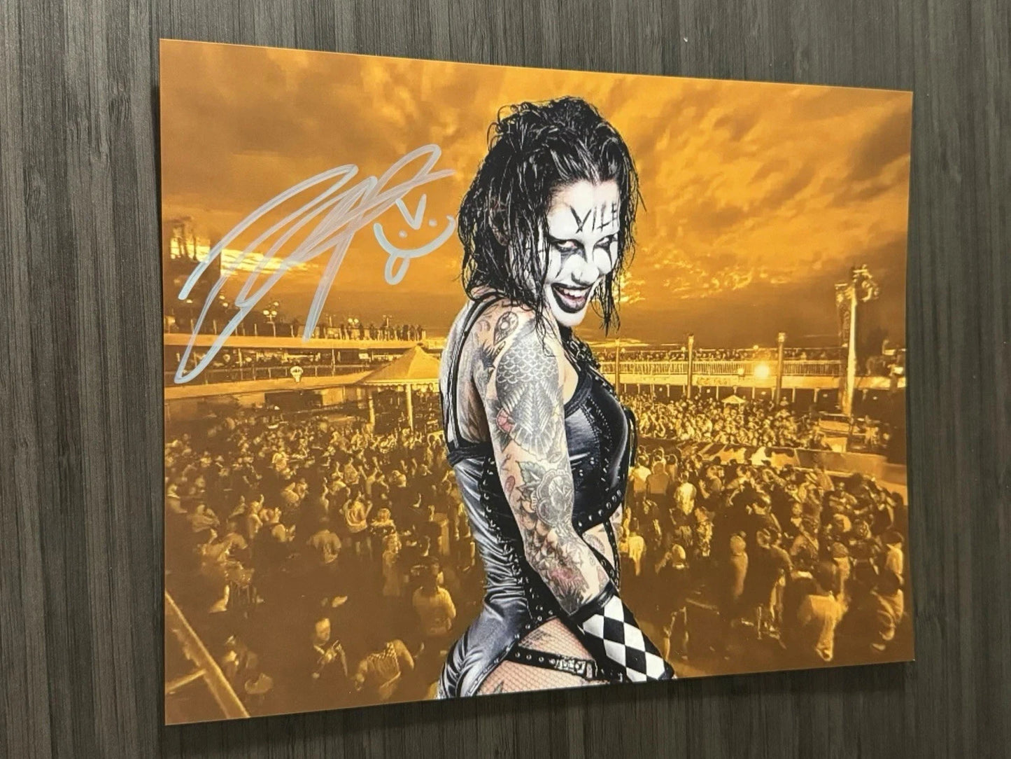 Vile Tara Zep Autographed 8x10 Photo