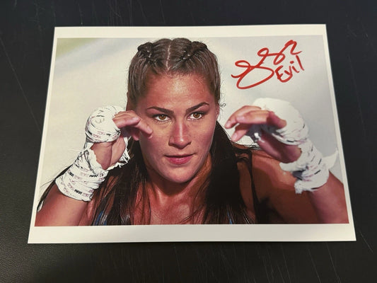 Jessica Eye Signed 8.5x11 Autographed Signed Photo Female UFC Fighter