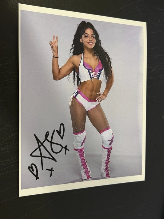 Aleah James Autographed 8.5x11 Photo