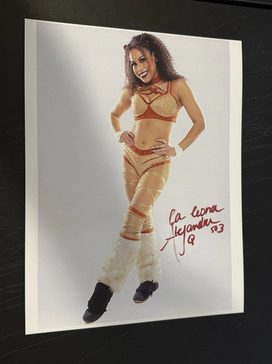 Alejandra Quintanilla Autographed 8.5x11 Photo