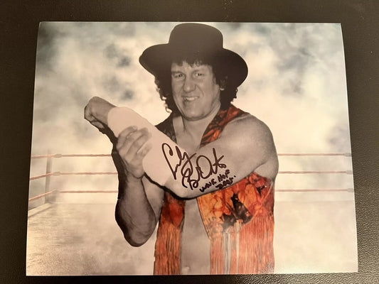 Cowboy Bob Orton Autographed 8x10 Photo