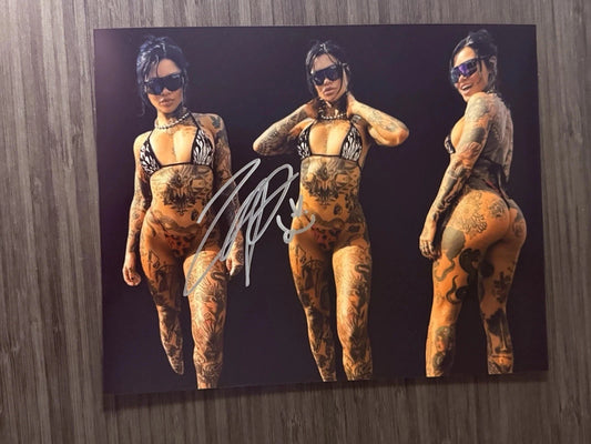 Vile Tara Zep Autographed 8x10 Photo