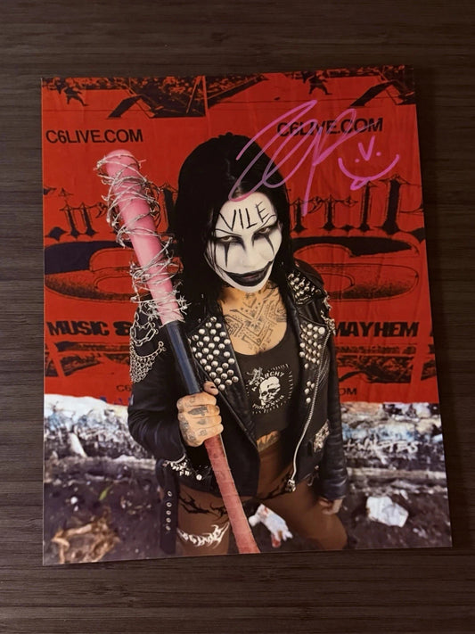 Vile Tara Zep Autographed 8x10 Photo