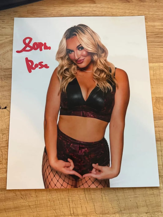 Sophia Rose Autographed 8x10 Photo