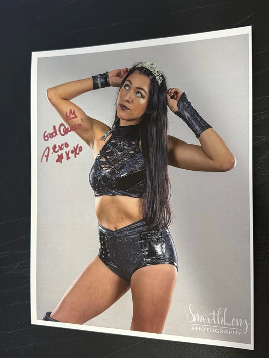 Signed DELMI EXO 8.5x11 Autographed Photo God Queen