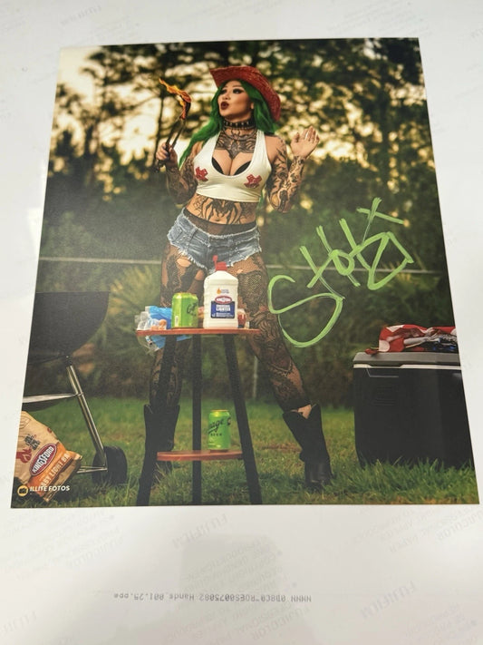 Shotzi Blackheart Autographed 8x10 Photo